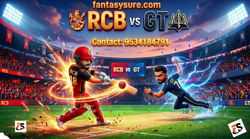 RCB vs GT Dream11 Team Predictions| Royal Challengers Bengaluru vs Gujarat Titans, Qualifier 1 Match, Indian Premier League 2026, Team News & Playing 11