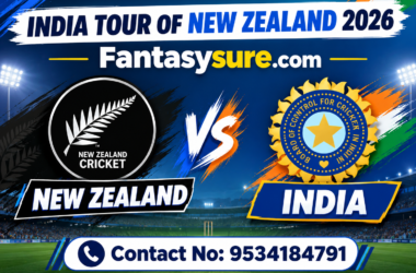 NZ vs IND Dream11 Team Predictions| New Zealand vs India, 1st T20I Match, India Tour Of New Zealand 2026, Team News & Playing 11